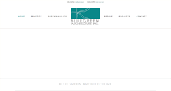 Desktop Screenshot of bluegreenarchitecture.com